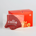 Callie Mask: A box of 24, 3D wing mask, antibacterial mask made in Malaysia, in Fortune Red from CNY 2023 limited edition.